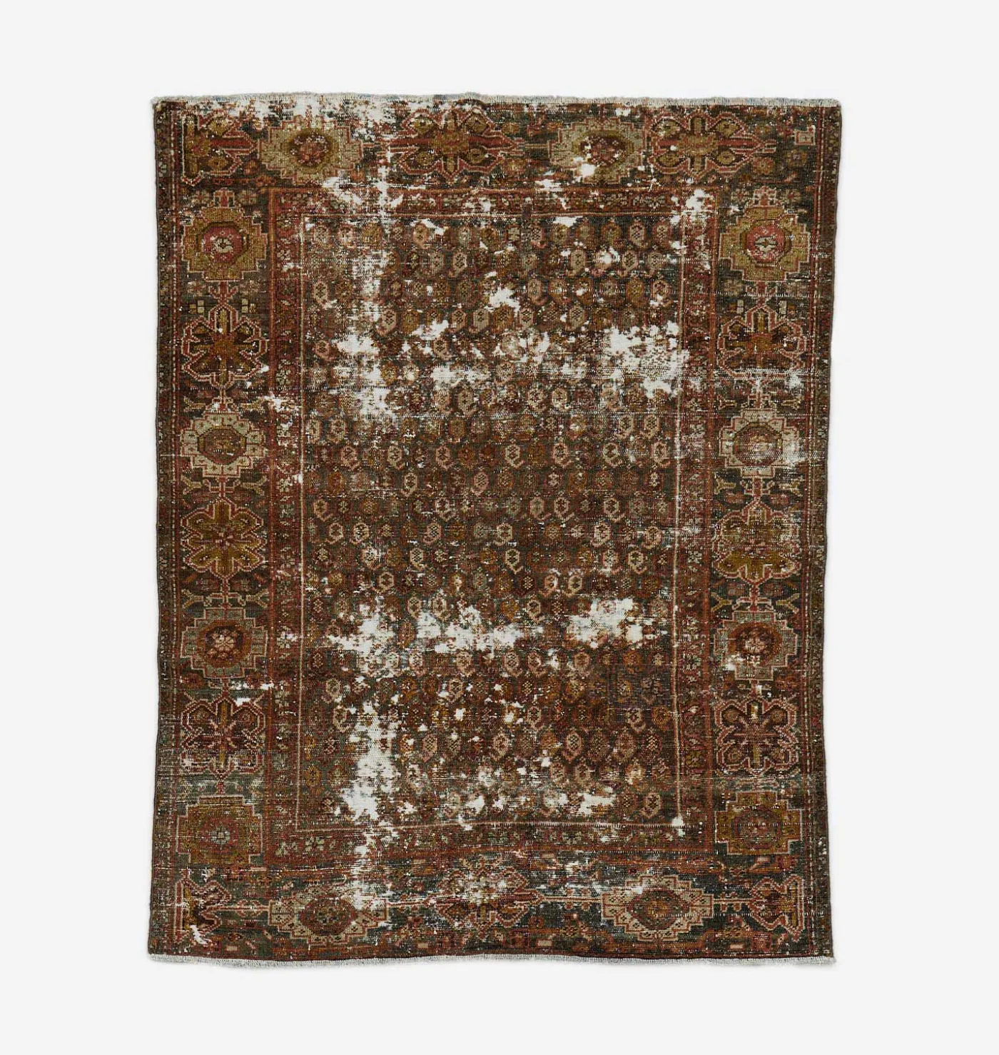 Vintage Hand Knotted Malayer Rug 3'11" x 5'0"