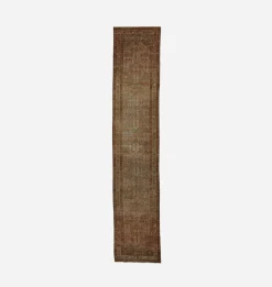Vintage Handwoven Malayer Rug 3'5" x 17'5"