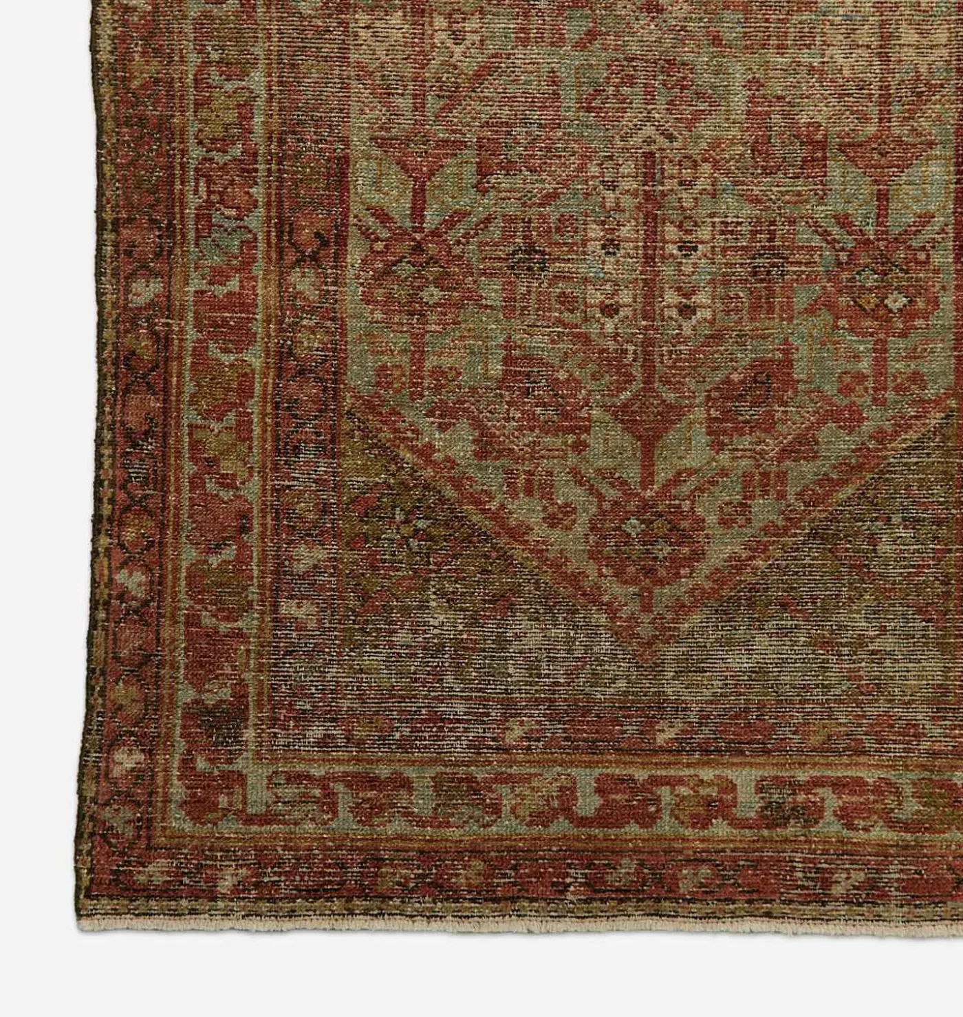Vintage Handwoven Malayer Rug 3'5" x 17'5"