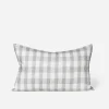 Vintage Lumbar Pillow J.XXVIII.CXXII 26" x 17"