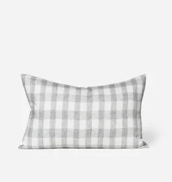 Vintage Lumbar Pillow J.XXVIII.CXXII 26" x 17"