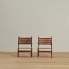 Vintage Mid-Century Cord Armchairs S/2