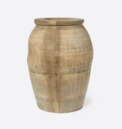 Vintage Reclaimed Wood Vessel