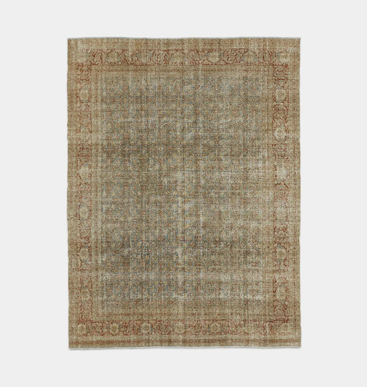 Vintage Tabriz Rug 9'2" x 12'3"