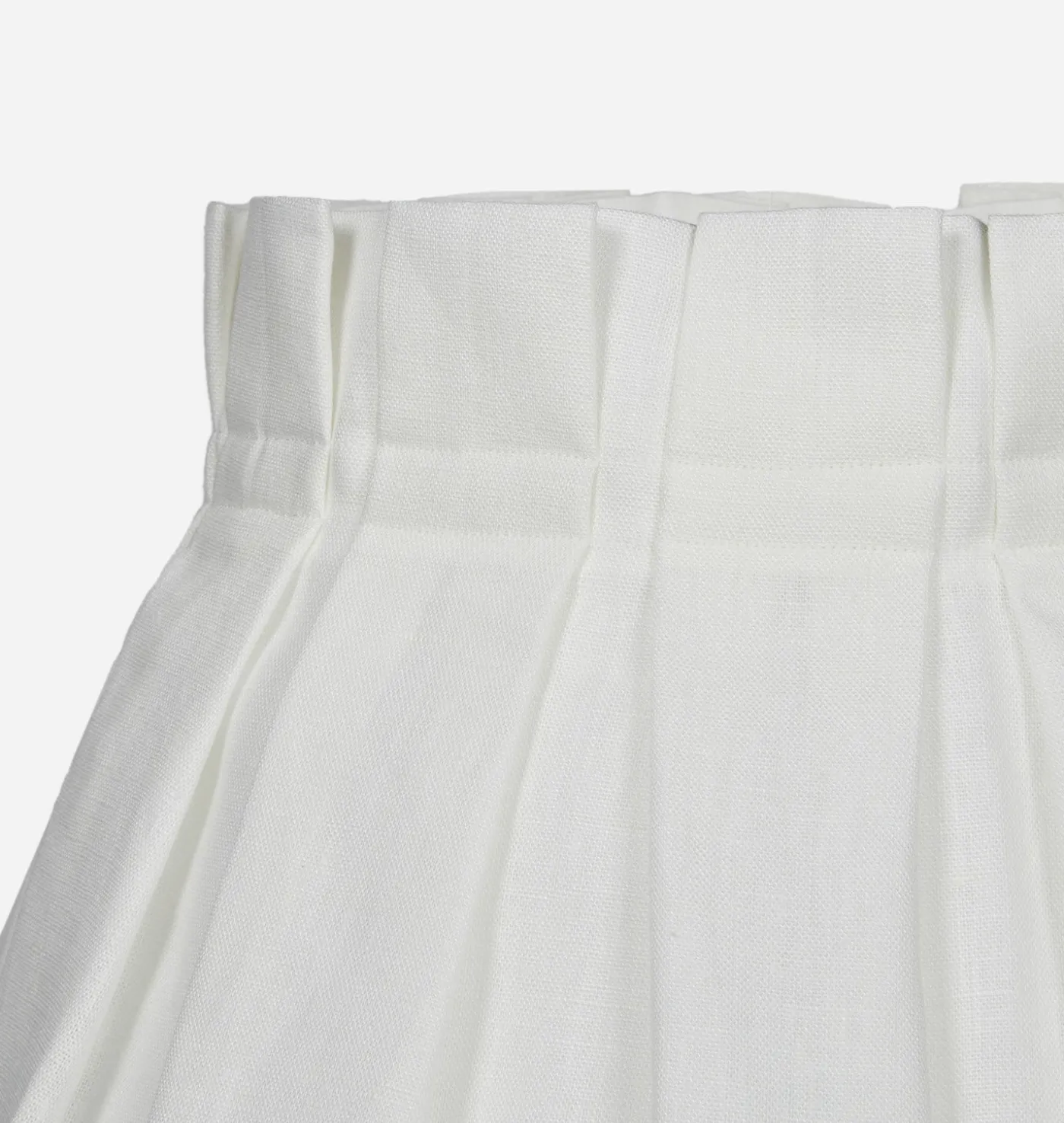White Linen Table Lamp