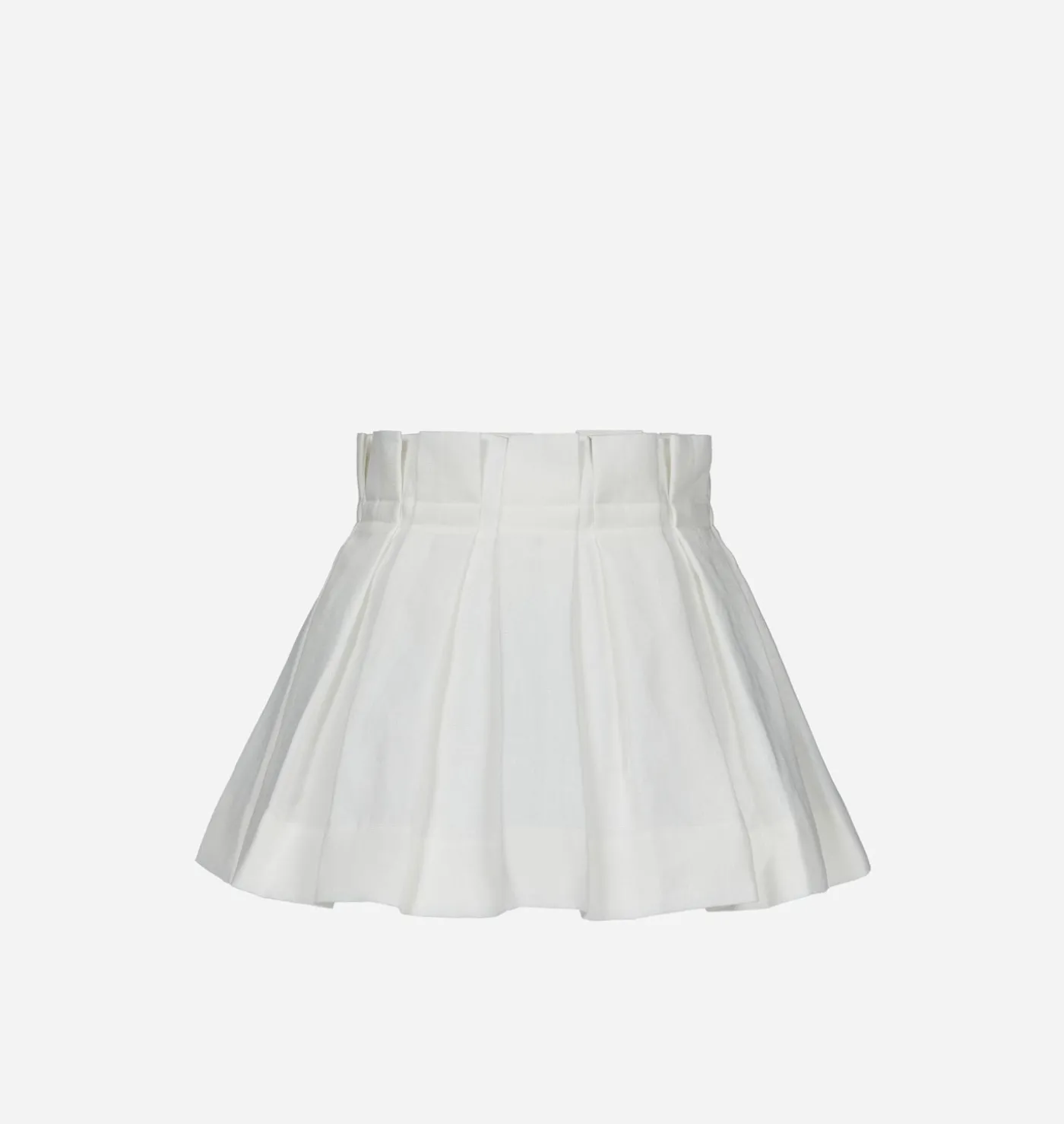 White Linen Table Lamp