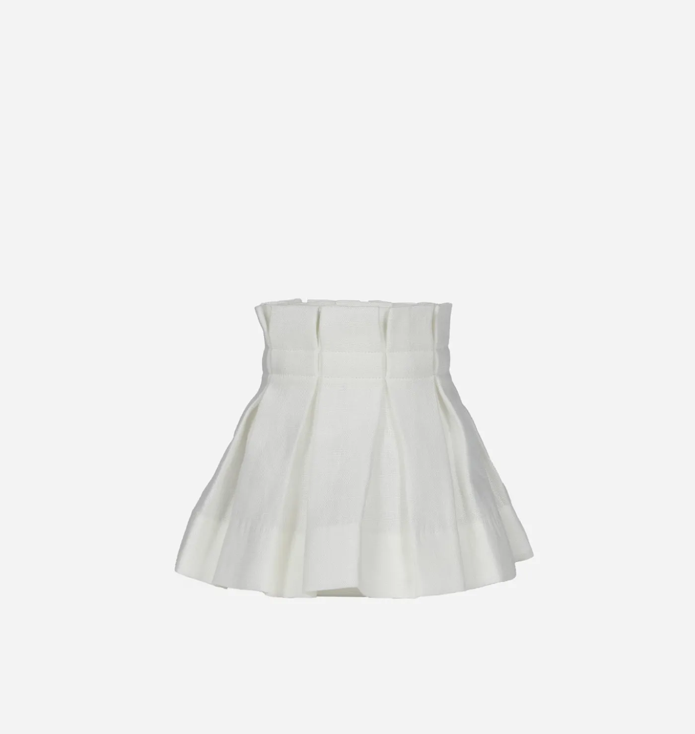 White Linen Wall Sconce