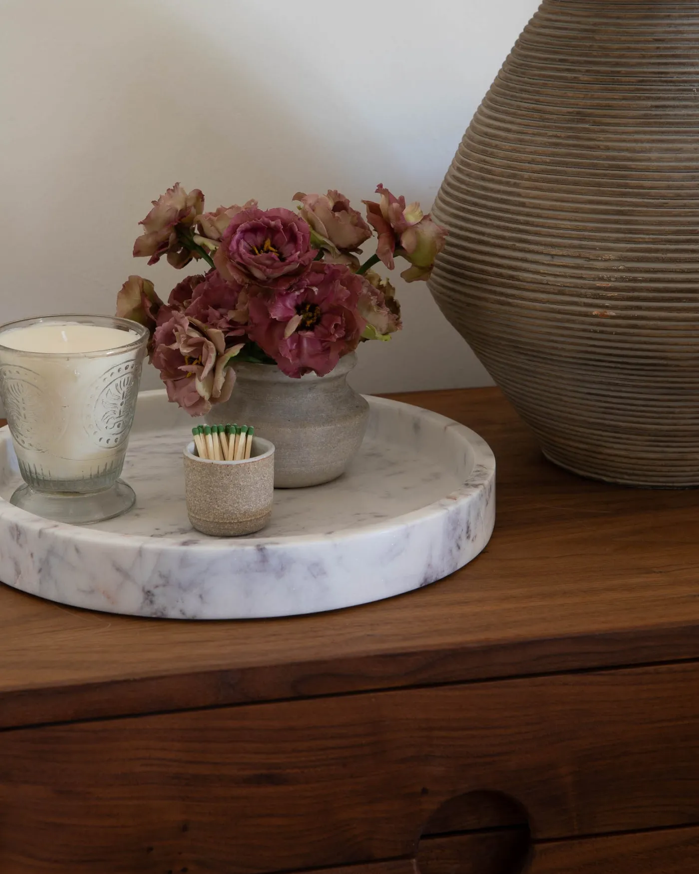 White Marble Vase