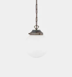 Yerevan Opal Globe Pendant Light