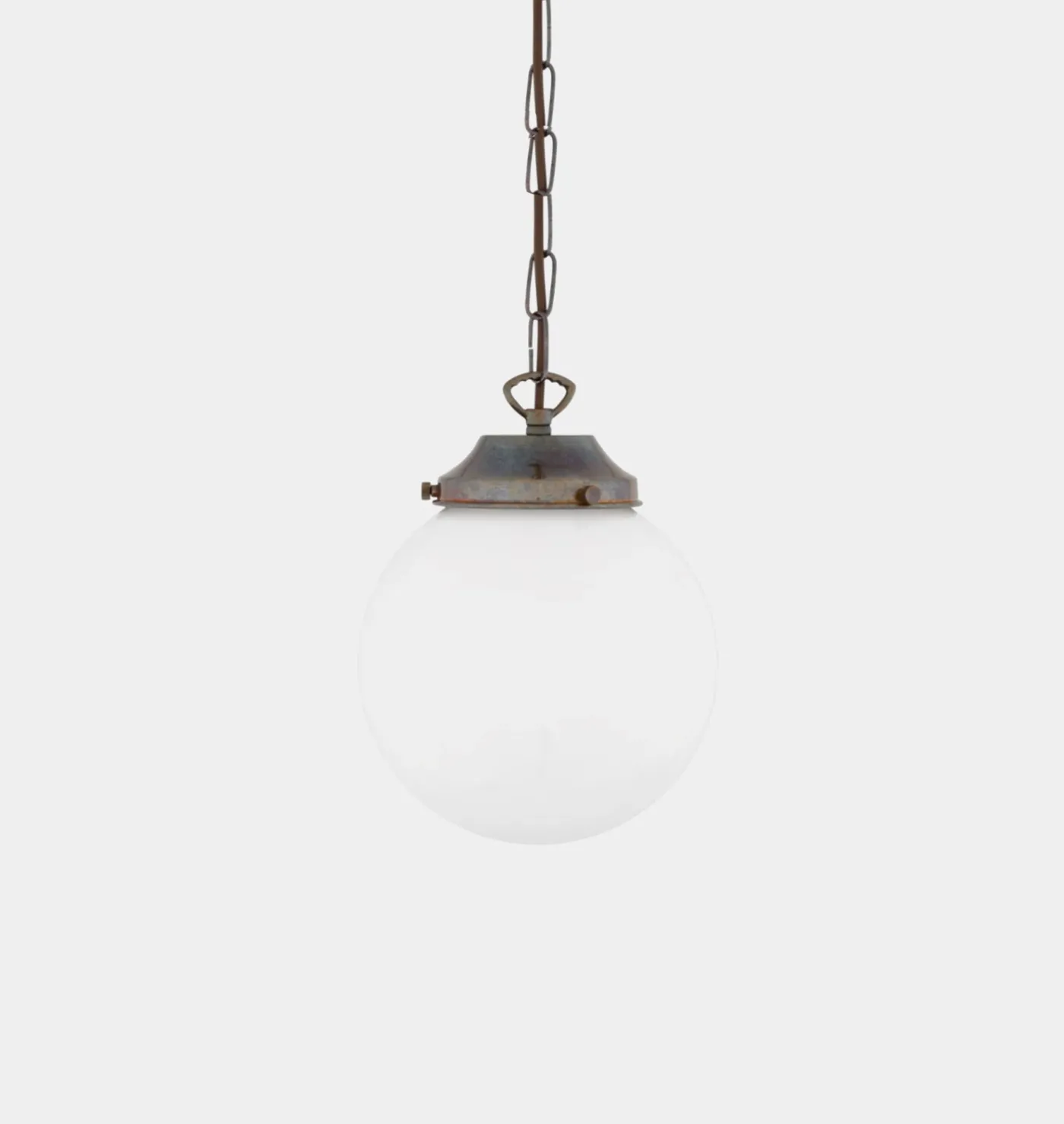 Yerevan Opal Globe Pendant Light