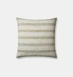 Zephyr Pillow 22'' x 22'' Ivory / Olive