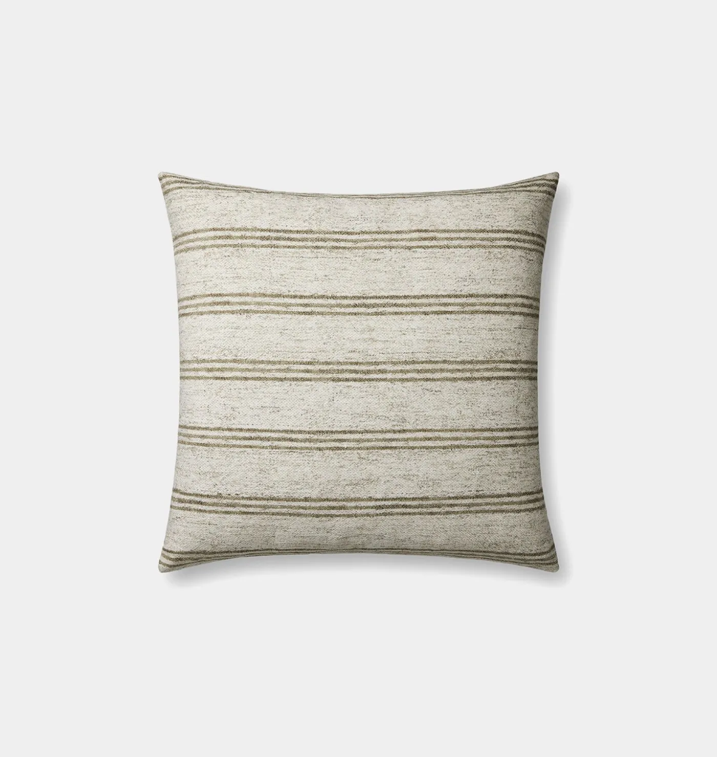 Zephyr Pillow 22'' x 22'' Ivory / Olive