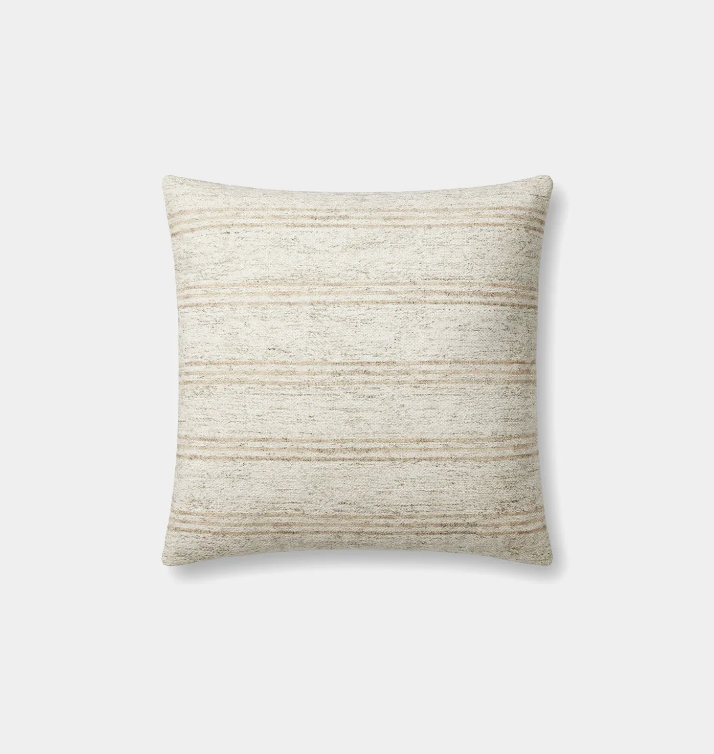 Zephyr Pillow 18'' x 18'' Ivory / Natural